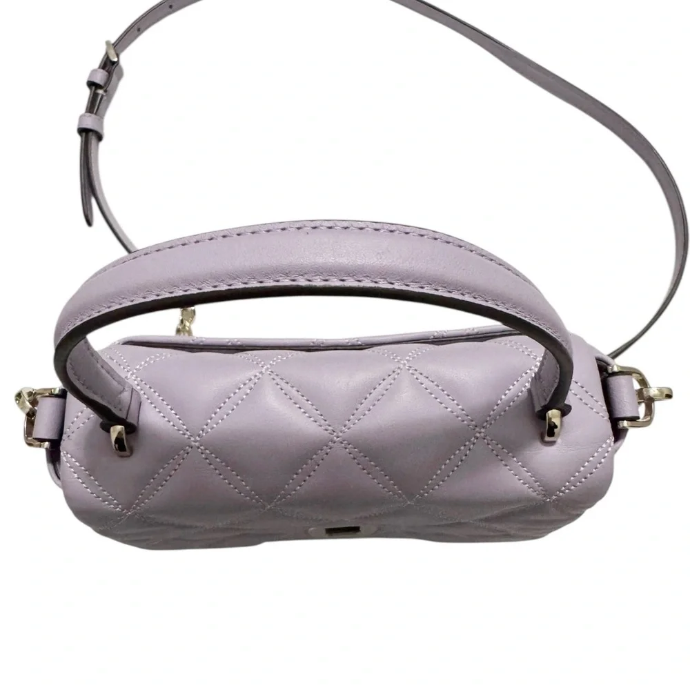 Kate Spade Natalia Quilted Square Bag Lavender